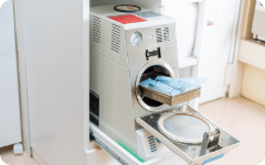 小型高圧蒸気滅菌機